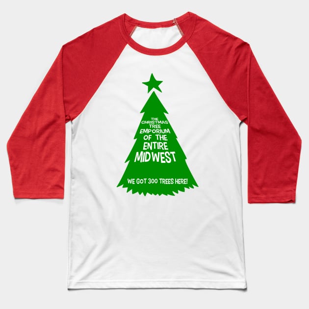 Christmas Tree Emporium of the Midwest Baseball T-Shirt by zombill